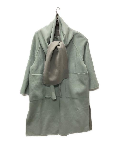ADORE（アドーア）ADORE (アドーア) 2TONEリバー コート グリーン サイズ:38の古着・服飾アイテム