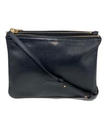 CELINE（セリーヌ）の古着「トリオ ラージ ショルダーバッグ」｜ブラック