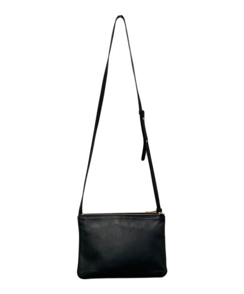 CELINE（セリーヌ）CELINE (セリーヌ) トリオ ラージ ショルダーバッグ ブラックの古着・服飾アイテム