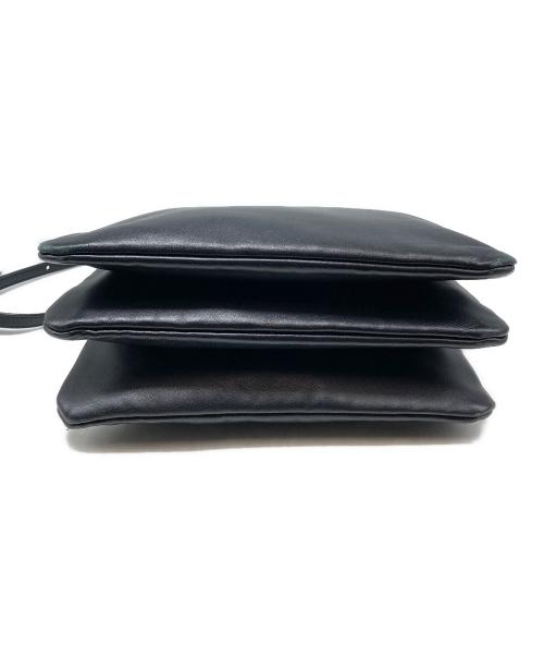 CELINE（セリーヌ）CELINE (セリーヌ) トリオ ラージ ショルダーバッグ ブラックの古着・服飾アイテム