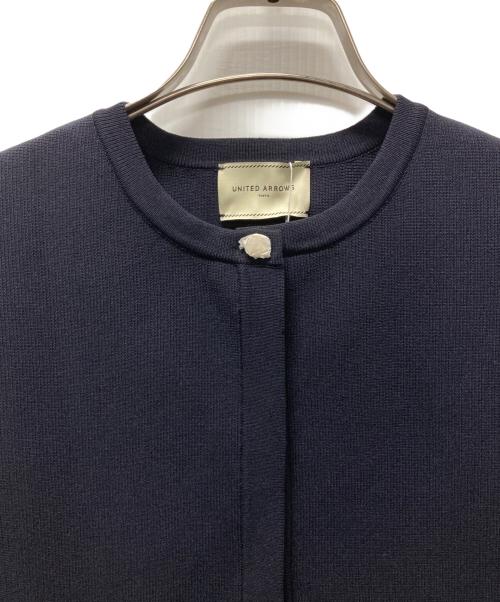 UNITED ARROWS TOKYO（ユナイテッドアローズトウキョウ）UNITED ARROWS TOKYO (ユナイテッドアローズトウキョウ) ペプラムニットベスト ネイビー サイズ:ｆｒｅｅ 未使用品の古着・服飾アイテム