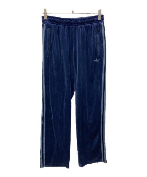 adidas Originals（アディダスオリジナル）adidas originals (アディダスオリジナル) ベロア トラックパンツ ブルー サイズ:Ｍの古着・服飾アイテム