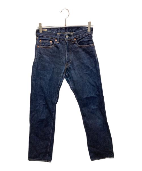 MOMOTARO JEANS（桃太郎ジーンズ）MOMOTARO JEANS (桃太郎ジーンズ) 出陣スリムストレートデニムパンツ インディゴ サイズ:Ｗ28の古着・服飾アイテム