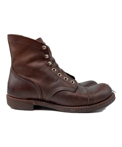 RED WING（レッドウィング）RED WING (レッドウィング) Iron Ranger/アイアンレンジャー ブラウン サイズ:25.5の古着・服飾アイテム