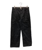 MARKAWAREマーカウェア）の古着「WIDE STRAIGHT KIMONO DENIM」｜ブラック