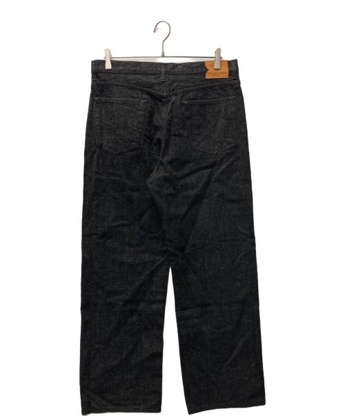 MARKAWARE（マーカウェア）MARKAWARE (マーカウェア) WIDE STRAIGHT KIMONO DENIM ブラック サイズ:3の古着・服飾アイテム
