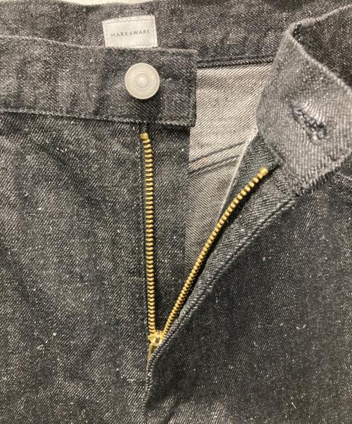 MARKAWARE（マーカウェア）MARKAWARE (マーカウェア) WIDE STRAIGHT KIMONO DENIM ブラック サイズ:3の古着・服飾アイテム