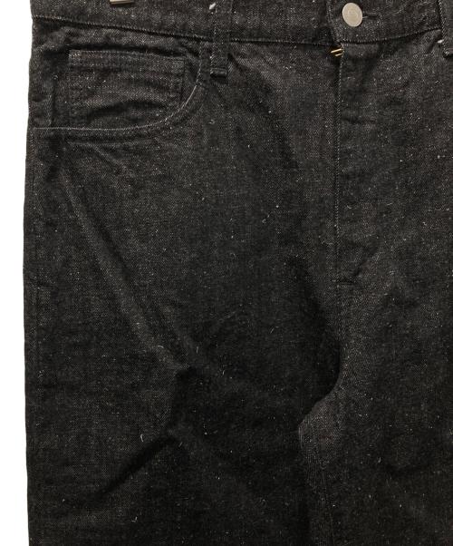 MARKAWARE（マーカウェア）MARKAWARE (マーカウェア) WIDE STRAIGHT KIMONO DENIM ブラック サイズ:3の古着・服飾アイテム