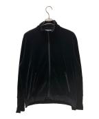 MARKAマーカ）の古着「TRACK JACKET/ベロアトラックジャケット」｜ネイビー