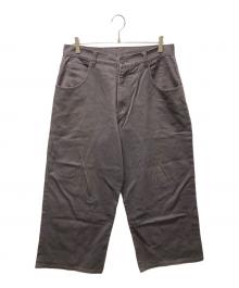 SOLO SEMORE（ソロセモア）の古着「バギーデニムパンツ」｜グレー