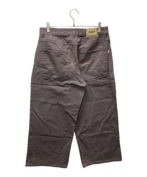 SOLO SEMORE（ソロセモア）SOLO SEMORE (ソロセモア) バギーデニムパンツ グレー サイズ:W36の古着・服飾アイテム
