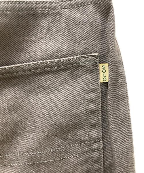 SOLO SEMORE（ソロセモア）SOLO SEMORE (ソロセモア) バギーデニムパンツ グレー サイズ:W36の古着・服飾アイテム