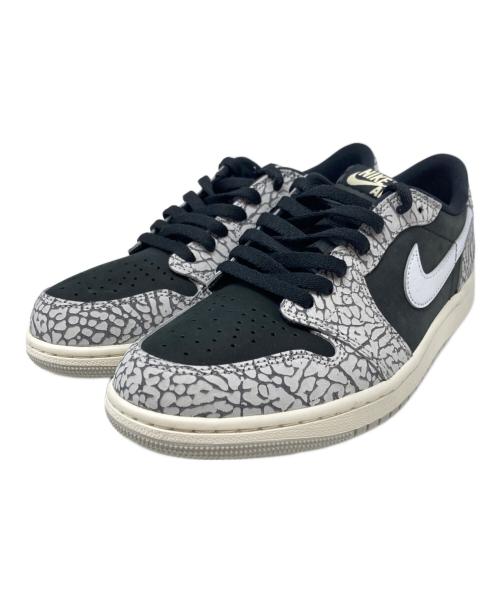 NIKE（ナイキ）NIKE (ナイキ) Air Jordan 1 Retro Low OG グレー×ブラック サイズ:26.5の古着・服飾アイテム