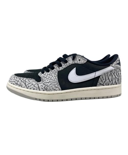 NIKE（ナイキ）NIKE (ナイキ) Air Jordan 1 Retro Low OG グレー×ブラック サイズ:26.5の古着・服飾アイテム