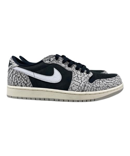 NIKE（ナイキ）NIKE (ナイキ) Air Jordan 1 Retro Low OG グレー×ブラック サイズ:26.5の古着・服飾アイテム