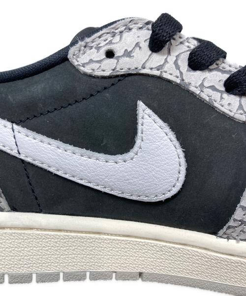 NIKE（ナイキ）NIKE (ナイキ) Air Jordan 1 Retro Low OG グレー×ブラック サイズ:26.5の古着・服飾アイテム