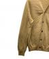 中古・古着 PLAY COMME des GARCONS (プレイコムデギャルソン) ハートワッペン ニットカーディガン ベージュ サイズ:L：13000円