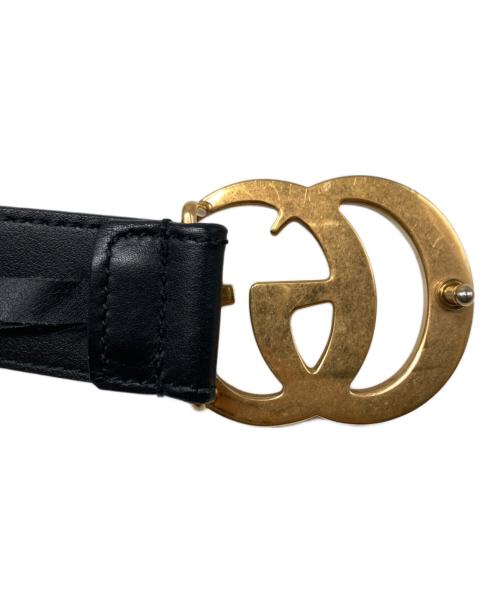 GUCCI（グッチ）GUCCI (グッチ) GGマーモントベルト ブラックの古着・服飾アイテム