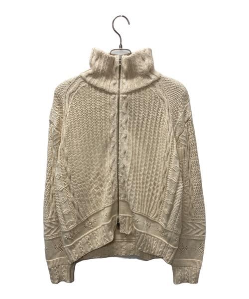 NICENESS（ナイスネス）NICENESS (ナイスネス) ドライバーズニット ベージュ サイズ:Mの古着・服飾アイテム
