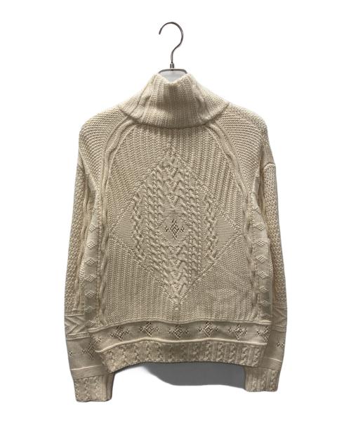 NICENESS（ナイスネス）NICENESS (ナイスネス) ドライバーズニット ベージュ サイズ:Mの古着・服飾アイテム