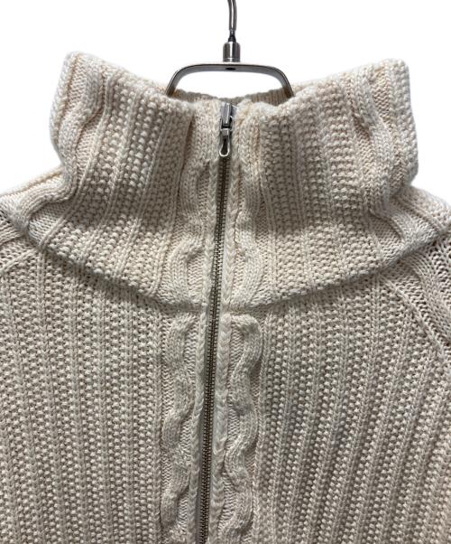 NICENESS（ナイスネス）NICENESS (ナイスネス) ドライバーズニット ベージュ サイズ:Mの古着・服飾アイテム
