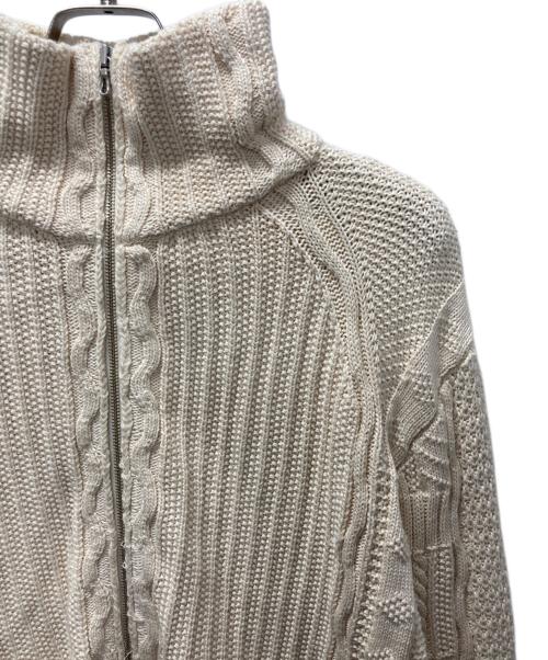 NICENESS（ナイスネス）NICENESS (ナイスネス) ドライバーズニット ベージュ サイズ:Mの古着・服飾アイテム