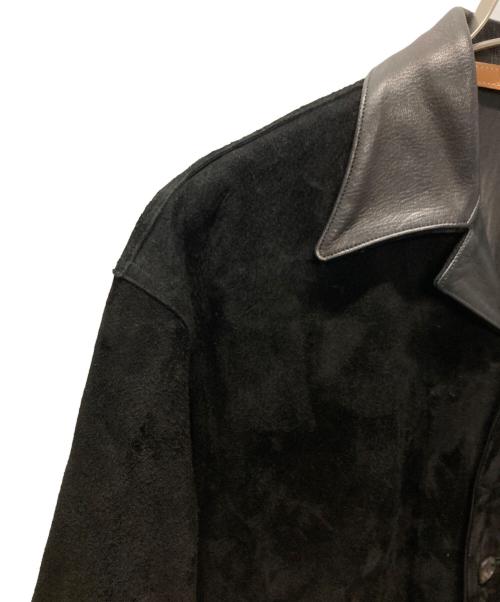 NICENESS（ナイスネス）NICENESS (ナイスネス) CLIFF レザージャケット ブラック サイズ:Mの古着・服飾アイテム