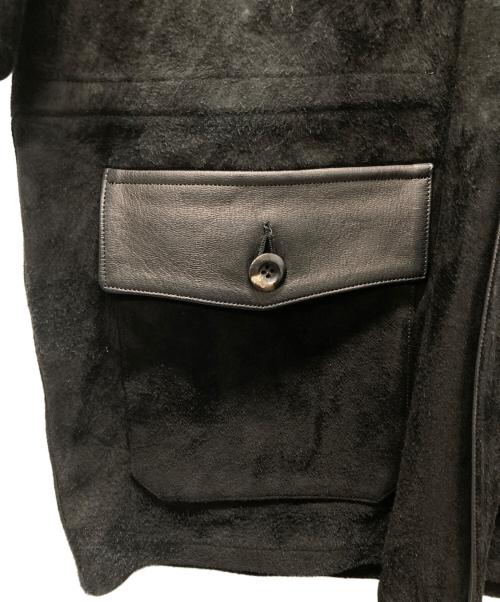 NICENESS（ナイスネス）NICENESS (ナイスネス) CLIFF レザージャケット ブラック サイズ:Mの古着・服飾アイテム
