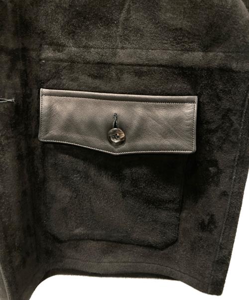 NICENESS（ナイスネス）NICENESS (ナイスネス) CLIFF レザージャケット ブラック サイズ:Mの古着・服飾アイテム