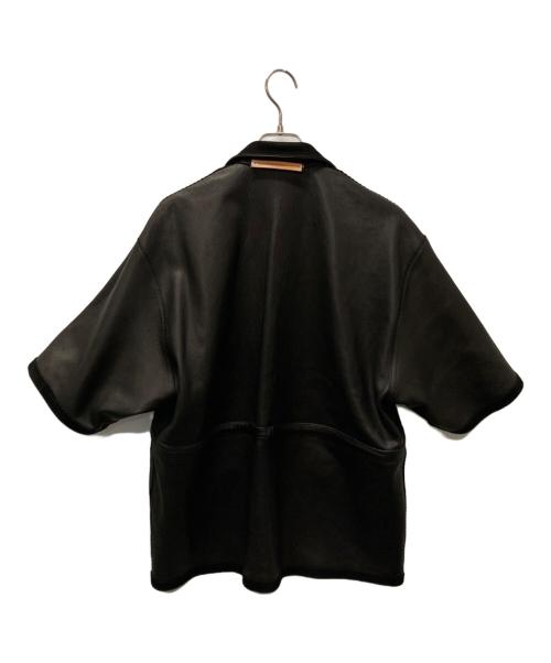 NICENESS（ナイスネス）NICENESS (ナイスネス) CLIFF レザージャケット ブラック サイズ:Mの古着・服飾アイテム