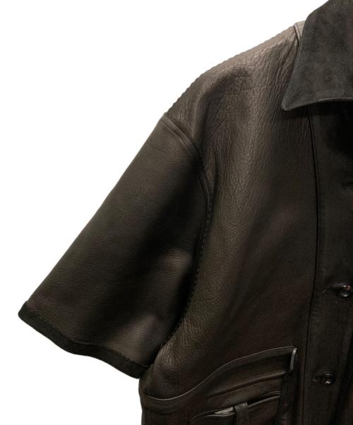 NICENESS（ナイスネス）NICENESS (ナイスネス) CLIFF レザージャケット ブラック サイズ:Mの古着・服飾アイテム