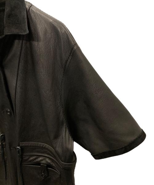 NICENESS（ナイスネス）NICENESS (ナイスネス) CLIFF レザージャケット ブラック サイズ:Mの古着・服飾アイテム