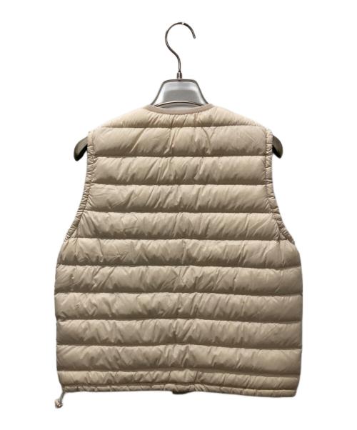 DANTON（ダントン）DANTON (ダントン) インナーダウンクルーネックベスト ベージュ サイズ:Sの古着・服飾アイテム