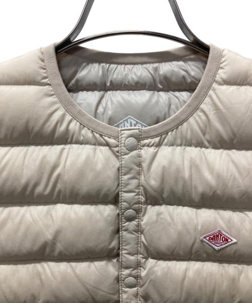 DANTON（ダントン）DANTON (ダントン) インナーダウンクルーネックベスト ベージュ サイズ:Sの古着・服飾アイテム