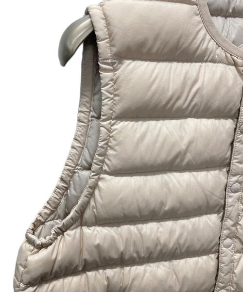 DANTON（ダントン）DANTON (ダントン) インナーダウンクルーネックベスト ベージュ サイズ:Sの古着・服飾アイテム