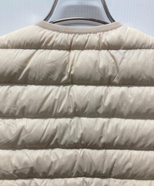 DANTON（ダントン）DANTON (ダントン) インナーダウンクルーネックベスト ベージュ サイズ:Sの古着・服飾アイテム