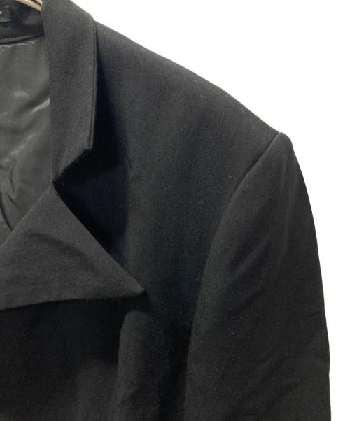 Yohji Yamamoto FEMME（ヨウジヤマモトファム）Yohji Yamamoto FEMME (ヨウジヤマモトファム) レーヨンブレンドデザインジャケット ブラック サイズ:1の古着・服飾アイテム