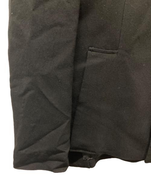 Yohji Yamamoto FEMME（ヨウジヤマモトファム）Yohji Yamamoto FEMME (ヨウジヤマモトファム) レーヨンブレンドデザインジャケット ブラック サイズ:1の古着・服飾アイテム