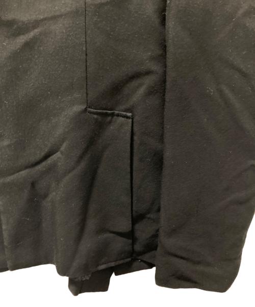 Yohji Yamamoto FEMME（ヨウジヤマモトファム）Yohji Yamamoto FEMME (ヨウジヤマモトファム) レーヨンブレンドデザインジャケット ブラック サイズ:1の古着・服飾アイテム