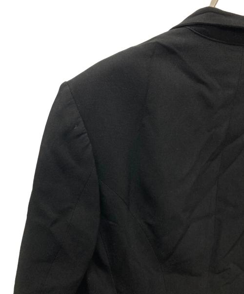 Yohji Yamamoto FEMME（ヨウジヤマモトファム）Yohji Yamamoto FEMME (ヨウジヤマモトファム) レーヨンブレンドデザインジャケット ブラック サイズ:1の古着・服飾アイテム