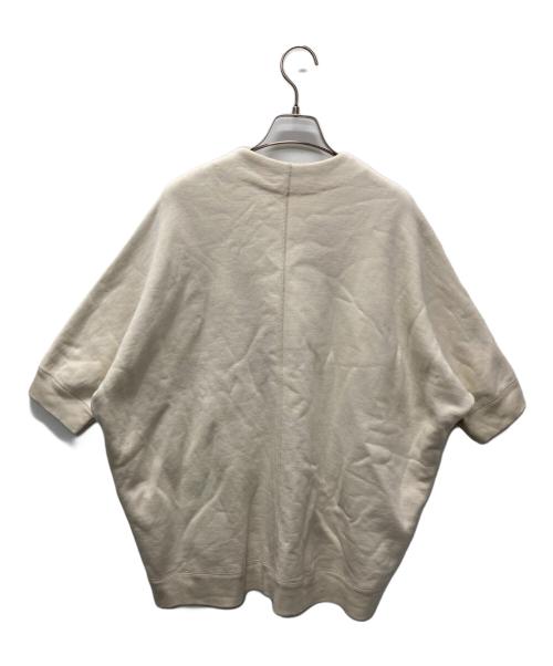 DRAWER（ドゥロワー）DRAWER (ドゥロワー) コットンツリ裏毛フロントスナップカーディガン アイボリー サイズ:1の古着・服飾アイテム
