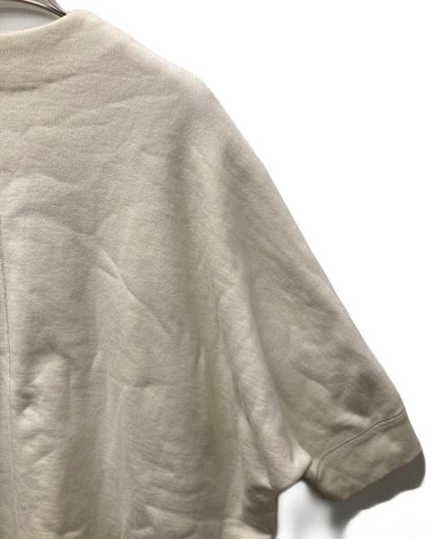 DRAWER（ドゥロワー）DRAWER (ドゥロワー) コットンツリ裏毛フロントスナップカーディガン アイボリー サイズ:1の古着・服飾アイテム