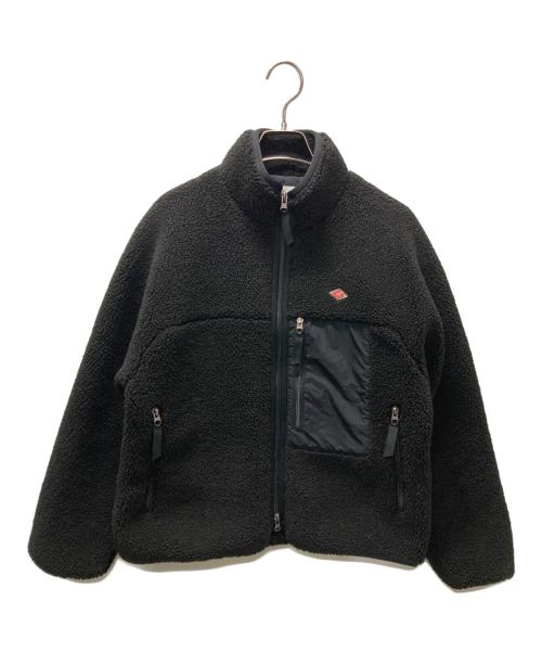 DANTON（ダントン）DANTON (ダントン) スタンドカラー ボアフリースジャケット ブラック サイズ:Sの古着・服飾アイテム