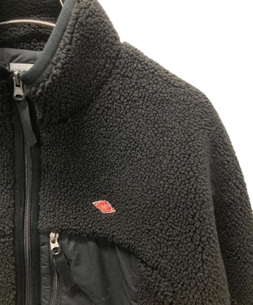 DANTON（ダントン）DANTON (ダントン) スタンドカラー ボアフリースジャケット ブラック サイズ:Sの古着・服飾アイテム