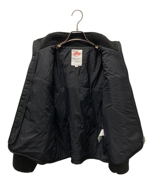 DANTON（ダントン）DANTON (ダントン) スタンドカラー ボアフリースジャケット ブラック サイズ:Sの古着・服飾アイテム