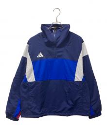 adidas（アディダス）の古着「スタジアム カラーブロック ハーフジップ トラックジャケット」｜ブルー