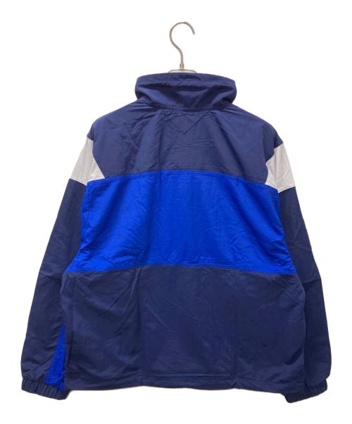 adidas（アディダス）adidas (アディダス) スタジアム カラーブロック ハーフジップ トラックジャケット ブルー サイズ:M 未使用品の古着・服飾アイテム