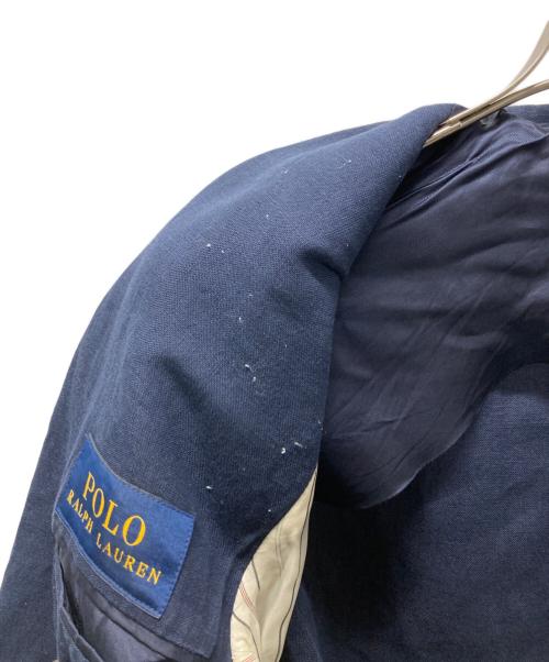 POLO RALPH LAUREN（ポロ・ラルフローレン）POLO RALPH LAUREN (ポロ・ラルフローレン) リネン段返り3Bブレザー ネイビー サイズ:40Rの古着・服飾アイテム