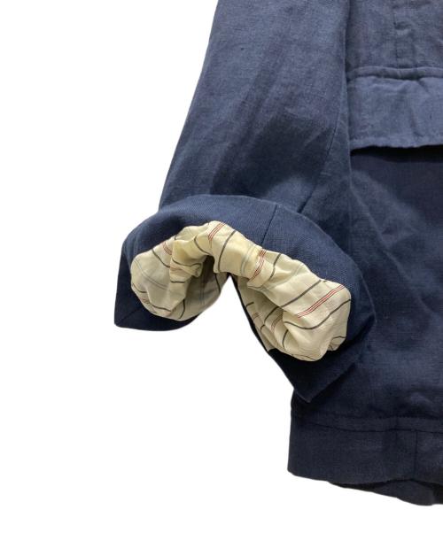 POLO RALPH LAUREN（ポロ・ラルフローレン）POLO RALPH LAUREN (ポロ・ラルフローレン) リネン段返り3Bブレザー ネイビー サイズ:40Rの古着・服飾アイテム
