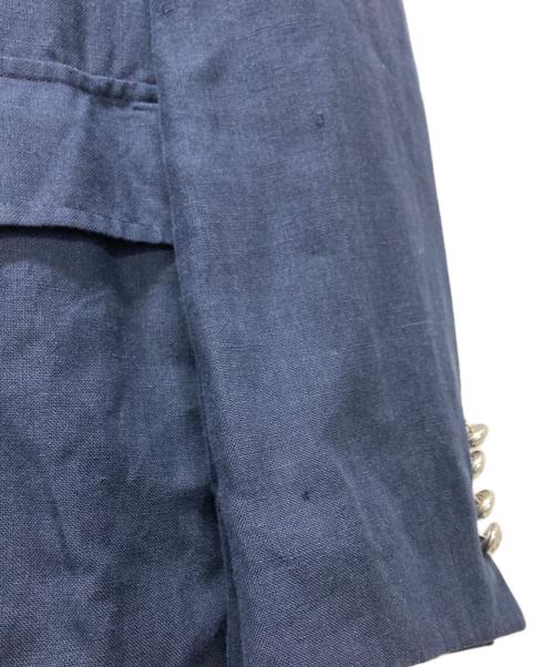 POLO RALPH LAUREN（ポロ・ラルフローレン）POLO RALPH LAUREN (ポロ・ラルフローレン) リネン段返り3Bブレザー ネイビー サイズ:40Rの古着・服飾アイテム